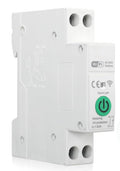 WiFi Smart Switch Breaker, 1-63A Adjustable WiFi Circuit Breaker, Smart Life/Tuya APP Remote Control Switch Timer Monitor Voltage Power Energy Usage, Compatible for Alexa Google Home DIN Rail