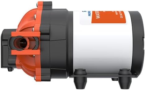 SEAFLO 53-Series DC Diaphragm Water Pump – 7.0 GPM, 60 PSI, 12V | Heavy-Duty, Self-Priming, Bypass with Pressure Switch, Continuous Duty, 4-Year Warranty