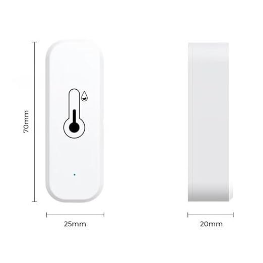 Temperature and Humidity Monitor Sensor WiFi & Bluetooth,No Hub Required,Compatible with Alexa and Google Home,for Home,Greenhouses Accessories,Office 2Pack(No Include Battery)