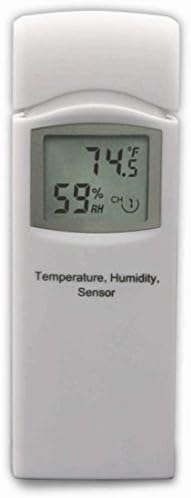Ambient Weather WS-3000-X5 Thermo-Hygrometer Wireless Monitor w/ 5 Remote Sensors - Logging, Graphing, Alarming, Radio Controlled Clock