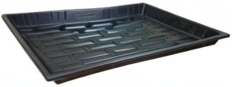 RooTrimmer Growing Trays, 1020 Plant Nursery Trays Heavy Duty Seed Starter Flat Seedling Tray for 72/128 Cell Plug Tray Transplant Growing Microgreens (21"×11", 10 Pack, 1.6" Deep, Without Holes)