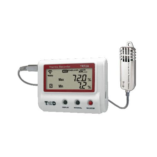 TandD TR72A2 Bluetooth & WiFi Humidity and Temperature Data Logger