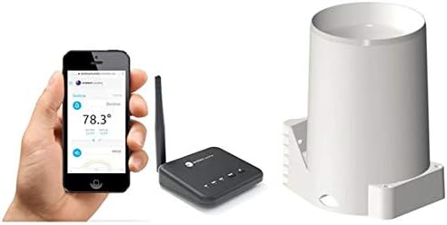 Ambient Weather WS-100-RAIN Smart Home Weather Station WiFi Module w/Rain Gauge