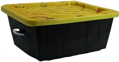 HOME PRODUCTS INTL-NORTH AMERICA 4415BKYL.06 15 gallon Black Tough Tote