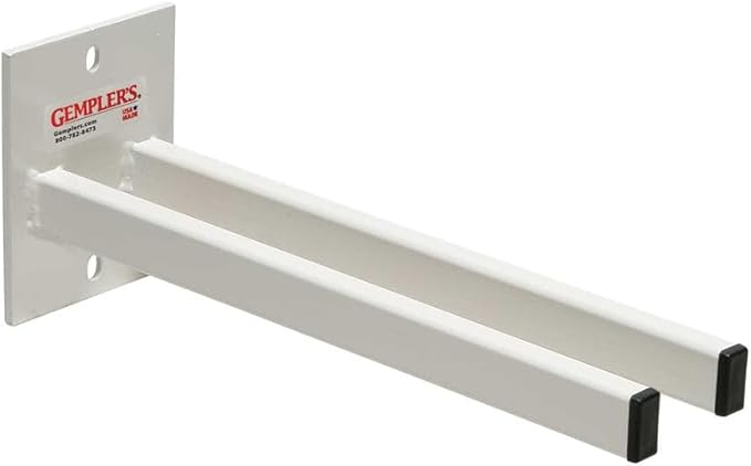 Gemplers Original Tool Rack for Shovels, Spades, Rakes, and Brooms, Black, Steel, 12 in L x 1-1/2 in W x 4-1/2 in H