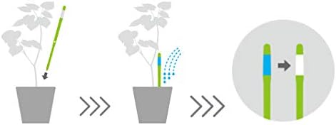 Sustee Aquameter, Set of 5, Plant Soil Moisture Sensor (Green, Small)