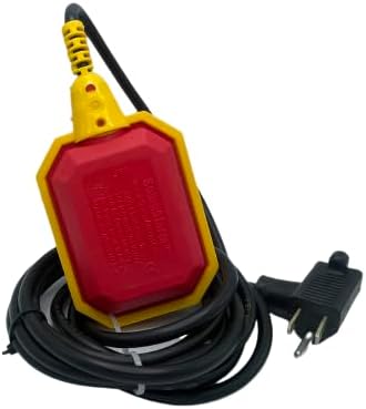 Premium Sump Pump Float Switch | Universal 10-Ft Tether with Piggyback Plug | Heavy-Duty for Grinder, Septic & Sewage Pumps | Rated for 1M Cycles | IP68 Waterproof