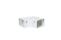 DiversiTech 230-AFB4W SPDCHN, 4 Inches Adj Flat Bend Wht