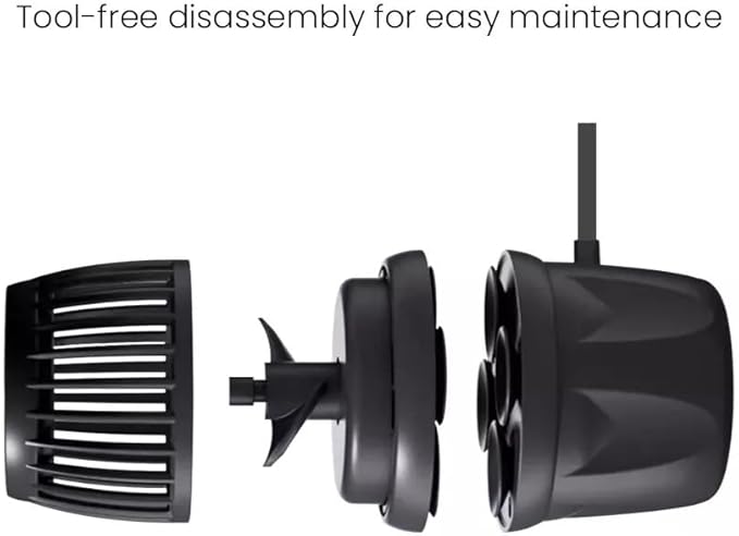 Jecod-Series Aquarium Wave Maker Pump (DMP5) - Submersible Circulation Pump for Saltwater Marine Reef Tanks, Bluetooth App Control & Smart Controller Included