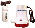 OASIS MARINE 2000 GPH 12V Bilge Pump with Separate Float Switch Incuded – Marine Submersible Boat Water Pump, 1-1/8” (29mm) Outlet, Anti-Airlock, Stainless Steel Shaft, Fast & Reliable Bilge Drainage