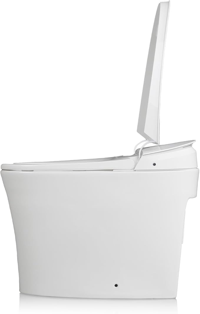 BidetKing Throne LITE Smart Toilet Bidet Combination | Powerful Dual Flush | ADA Chair Height | Automatic Lid and Seat | DirectDry | Foam Shield | Endless Warm Water | 3 Year Warranty (Throne LITE)