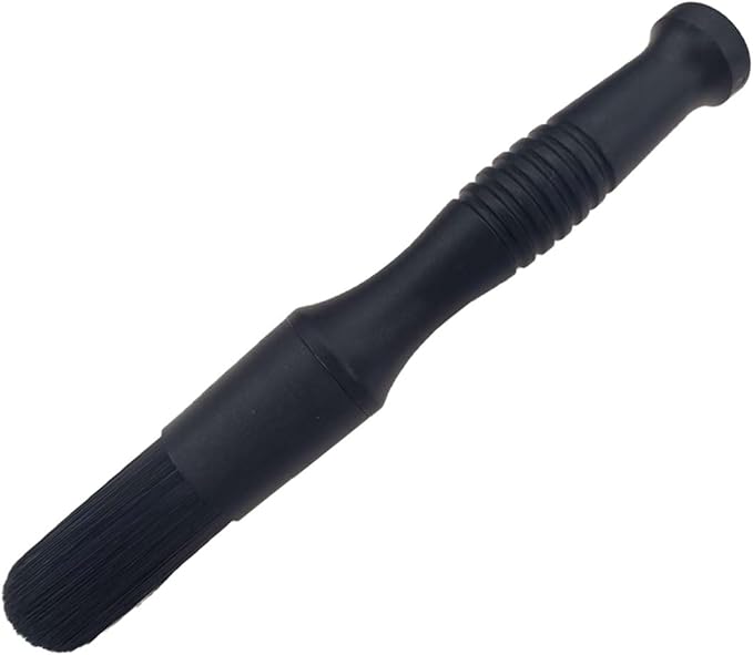 Car Parts Washer Brush, Bullet Head Parts Cleaning Brush for Cleaning Car Interior Exterior, Engine Parts, Wheel Bearing, Boats, Household Grime (Black)
