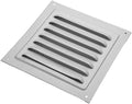 Adjustable Metal Louver Vent Grille - Durable Aluminum Ventilation Cover for Bathroom, Kitchen, Office(200X400mm)