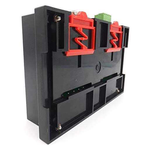Flowmeter Liter Counter Totalizer with 4 Programmable Alarms and Reset Input + Flow Sensor for 1/2" inch Pipes (DN15)