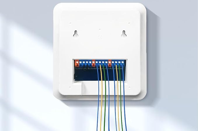 8 Zone Smart Sprinkler Controller WiFi with External Antenna, Strong Signal Irrigation Timer, App & Panel Dual Control, Indoor Watering System with Weather Intelligence, 24VAC Compatible