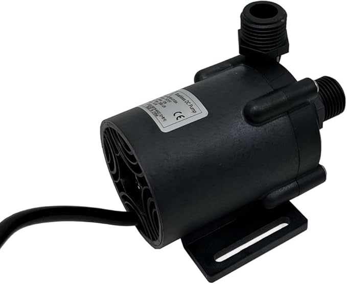 SHYSKY Speed/Flow Adjustable Smart Brushless Water Pump DC55E-12120A 12VDC 54W 12m 39ft 528GPH Low Noise, For Water Circulation Pressurization Cooling sys