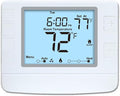 Multi Stage Thermostat for Home Cooling and Heating, 2 Heat/2 Cool, Extra Large Display, White Backlight