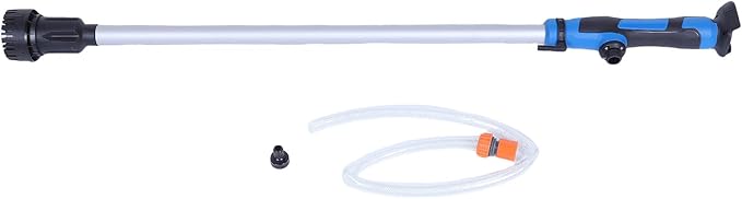 Qinlorgo Cordless Stick Water Pump, Portable Electric Transfer Pump, Auto Shutoff with IPX8 Protection, Ideal for Pool, Garden, Pond, Rain Bucket & Flooded Spaces
