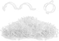 Plant Support Clips, 2026 Upgraded Tomato Plant Clips for Climbing Plants, Reusable Plastic Garden Clip for Grape Cucumber Stems Outdoor Vine Fixing Clip Gardening Supplies (200, White)