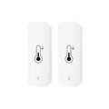 MOES WiFi Humidity Temperature Monitor Smart Hygrometer Thermometer for Remote Monitor and Alert, High Precision Indoor Thermometer with Tuya App, Compatible with Alexa & Google Assistant, 2 Pack