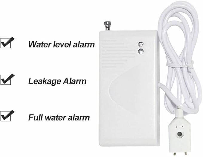 Water Detector Kit: 1 Smart Hub + 3 Leak Sensor (Silent), Water Sensor with Enhanced Signal Antenna, Water Leak Detector for Kitchen/Basement/Bathroom/Laundry, APP Monitoring, 110dB Adjustable Alarm