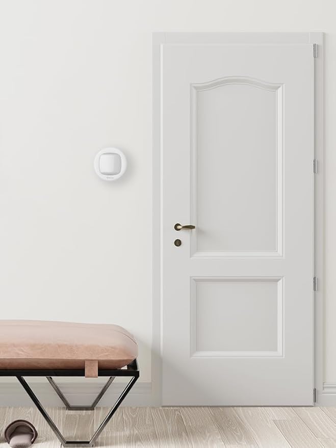 Heiman WiFi Smart Motion Sensor, Wireless Home Security PIR Motion Detector, Real-Time App Notifications and Large Area Detection, Contact Sensor for Tuya App Smart Home Automation