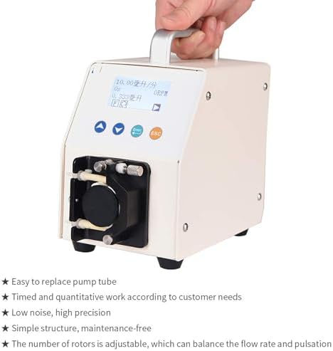 Peristaltic Water Pump, High Flow Rate 1-352ml/min, with LCD Display for Scientific Research Institutions