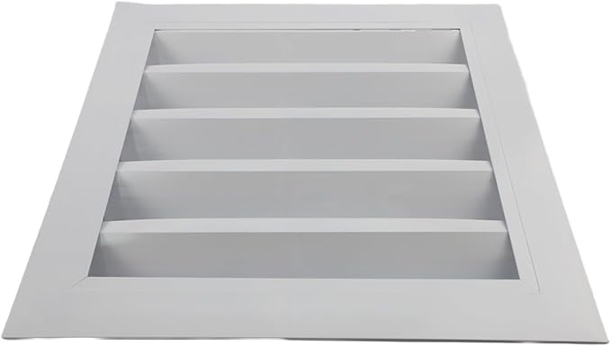 Air Vent Louver Engineered Weatherproof Galvanized Iron Aluminum Alloy Multiple Sizes For Hotels Restaurants Homes Workshops(300 * 300mm)