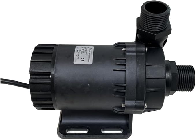 SHYSKY 24V DC 150W Flow/Speed Adjustable Heavy Duty Water Pump DC80E-24100A-1 150W Lift 10m (32ft) 2113GPH, Brushless Design, Stable Circulation Cooling System for Yacht Auto Application
