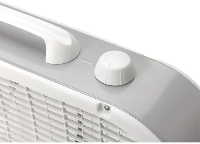 20-Inch 3-Speed Box Fan, 5-Blade Portable Fan with Carry Handle, Quiet Cooling for Bedroom Home Office Dorm