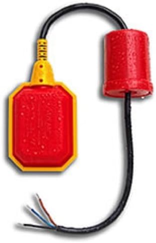 Float Switch for Sump Pump - 16-Foot Water Level Sensor with Honeywell Microswitch and Adjustable Tether Length for Ground Water Bilge Pump and Water Tank – Non-Corrosive PP Casing, Rated to 13 Amps