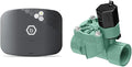 Orbit 57985 B-hyve XR Smart 8-Zone Indoor/Outdoor Sprinkler Controller, Compatible with Alexa, Charcoal Gray & 3/4'' Inline Sprinkler Valve