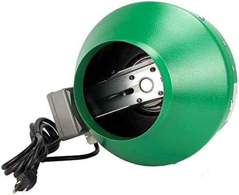 Hydrofarm ACDF8 Active Air 720 CFM Inline Fan, 8-Inch