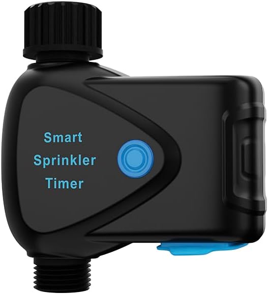 Smart WiFi Garden Hose Water Timer - 1 Outlet, Drip Irrigation System, Sprinkler Controller, No Hub Required, Manual/Timer/Quantitative Control