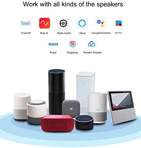 Ufairy WiFi 3rd Generation Smart Water Valve Shutoff Manipulator Domotique Valve Controller Compatible with Alexa Google No Hub Required Black 31x15x75cm GR-W-105