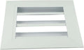 Air Vent Louver Engineered Weatherproof Galvanized Iron Aluminum Alloy Multiple Sizes For Hotels Restaurants Homes Workshops(200 * 200mm)