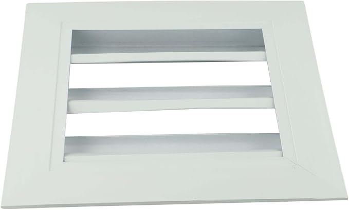Air Vent Louver Engineered Weatherproof Galvanized Iron Aluminum Alloy Multiple Sizes For Hotels Restaurants Homes Workshops(200 * 200mm)