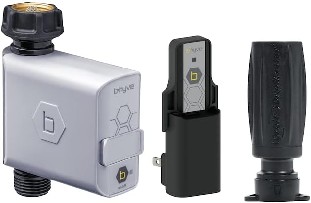 Orbit B-hyve Smart Hose Faucet Timer with Wi-Fi Hub, & Drip Adapter Compatible with Alexa