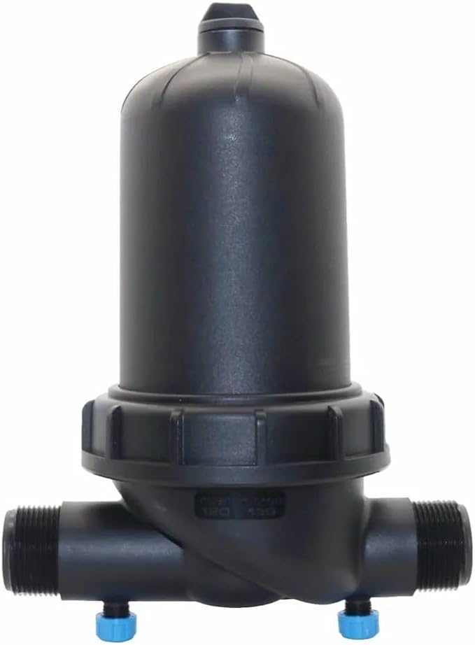 Water Filter, 120 Mesh Disc Garden Irrigation System Strainer 1.25" 1.5" 2" Male Thread Hose Pipe Water Pump Filtering Impurities(1.25 inch)