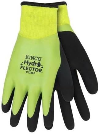 Kinco - Hydroflector Lined Waterproof Latex Work Gloves, Extra Warm, (1786P)