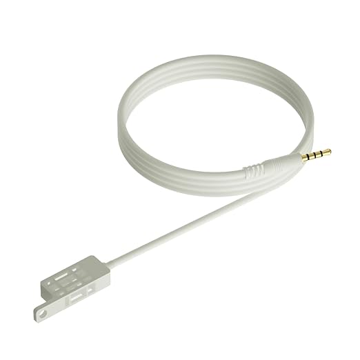 External Temperature & Humidity Sensor Probe – Waterproof, Wide Range (-40°F to 194°F, 0 to 100% RH), 16.4ft Length for Greenhouse, Farm, Industrial, Only for FALA IOT Detector, 5 Meters