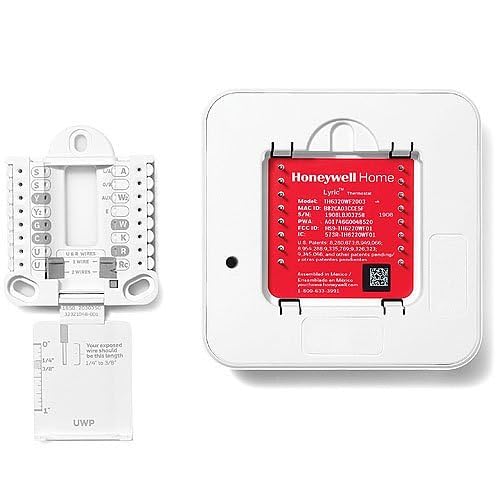Honeywell TH6220WF2006/U Lyric T6 Pro Wi-Fi Programmable Thermostat with Stages Up to 2 Heat/1 Cool Heat Pump or 2 Heat/2 Cool Conventional