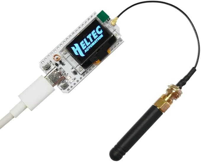 WiFi LoRa 32 V3 ESP32-S3FN8 SX1262 Development Board 902-928MHz Integrated WiFi BLE LoRa with Antenna Onboard 0.96-inch OLED Display for Meshtastic LoRaWAN (WiFi LoRa 32 V3)