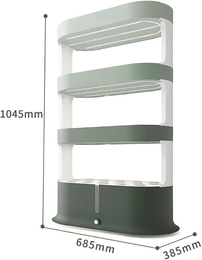 Garden Hydroponic Growing System 48 Pods Hydroponics Tower, Plant Germination Kit Aeroponics Growing Kit with LED Grow Light & Automatic Watering, Smart Garden Planter Aquaponics P