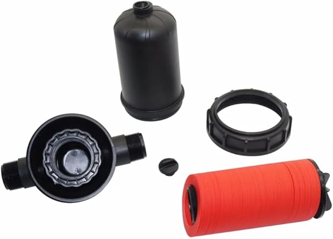 Water Filter, 120 Mesh Disc Garden Irrigation System Strainer 1.25" 1.5" 2" Male Thread Hose Pipe Water Pump Filtering Impurities(2 inch)