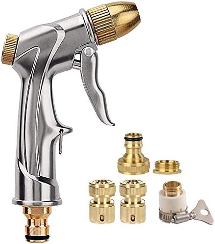 Sprinkler Controller Garden Flush Hose Nozzle Kit with Nozzle Connector Heavy Duty Hose Nozzle Kit for High Pressure Suitable for Lawn Automatic Water Irrigation Control System