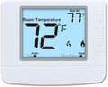 Non Programmable Thermostat for Home, Digital Energy-Saving Thermostat,Multi-Stage Systems, 2 Heat/2 Cool, Easy DIY Install, White Backlight