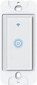 Smart WiFi Switch - Wireless Smartphone Controlled Wall Light Switch, Compatible with Alexa, Google Home, IFTTT, Android & iOS - No Hub Required (1-Pack)