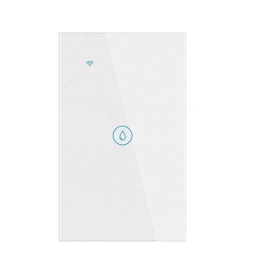 WiFi Smart Water Heater Switch, 40A, Touch Panel with Timing Function, Works with Tuya, Alexa, Google Assistant
