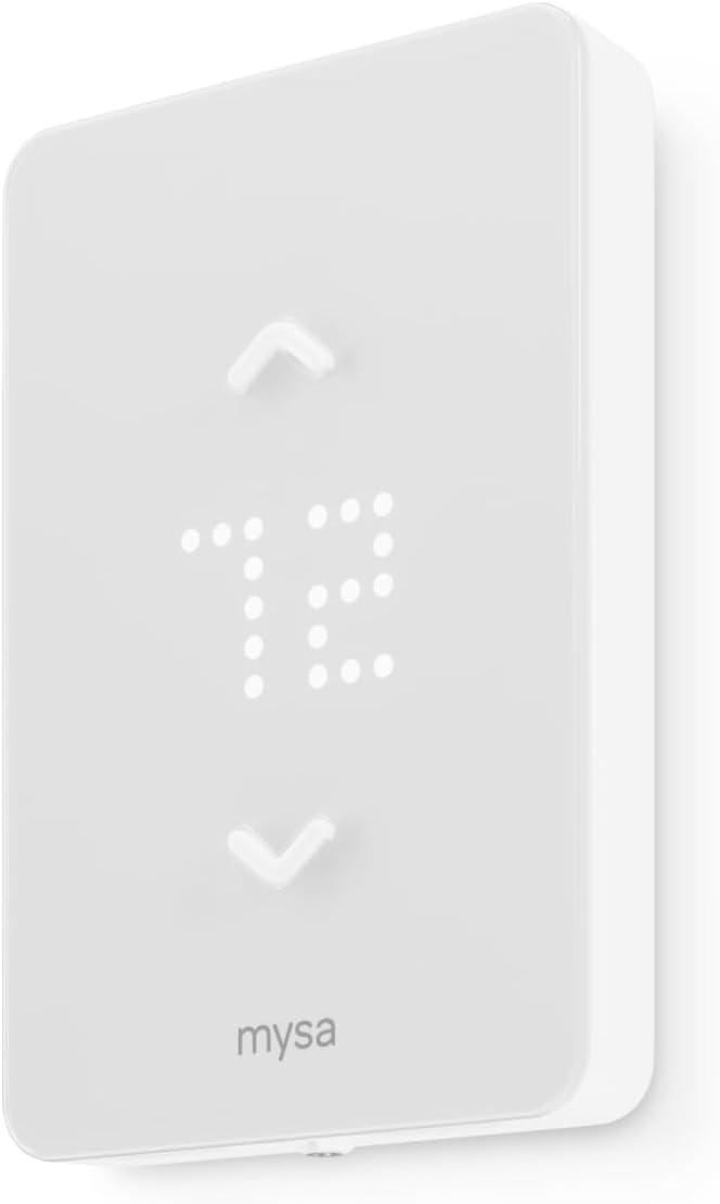 Mysa Smart Thermostat LITE - Line Voltage Electric Baseboard Heater Thermostat 120V/240V | DIY Install | HomeKit, Alexa, Google | Wi-Fi Programmable | App Control
